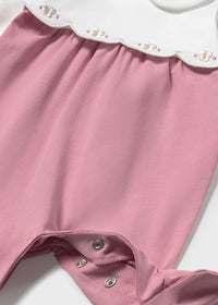 Mayoral Dark Pink Butterfly/Pink and White Sleepsuits