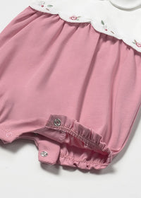 Mayoral Dark Pink Butterfly/Dark Pink Flowers Rompers