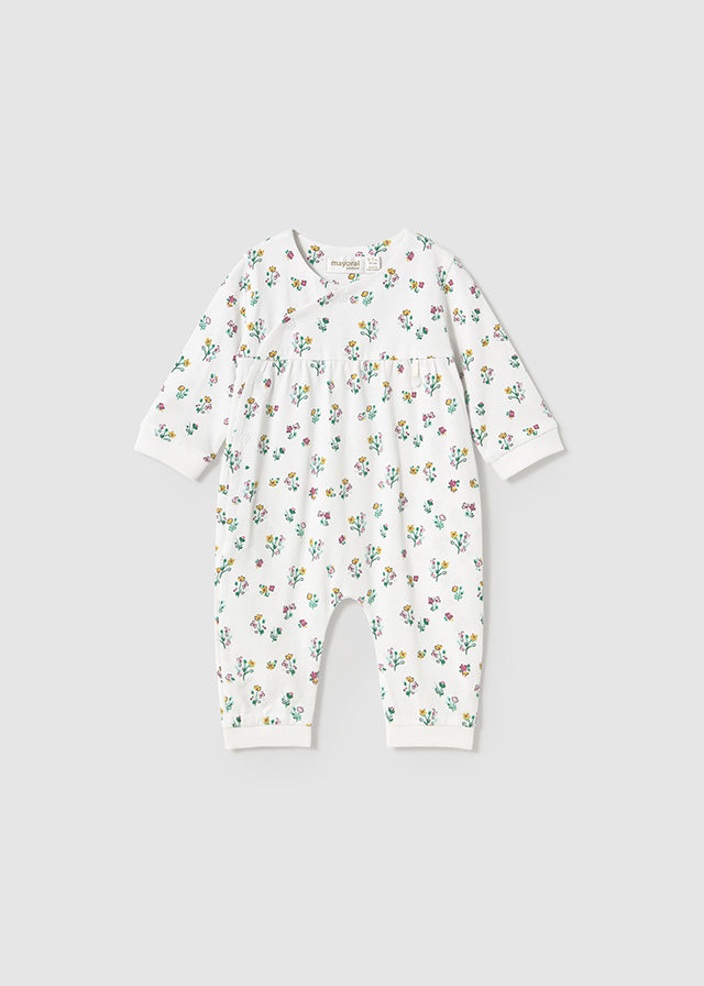 Mayoral Floral Sleepsuit