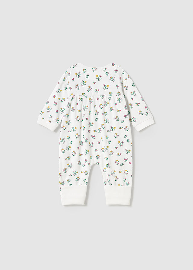Mayoral Floral Sleepsuit