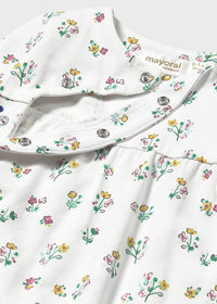 Mayoral Floral Sleepsuit