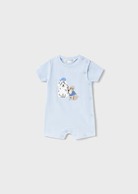 Mayoral Blue Dog Rompers