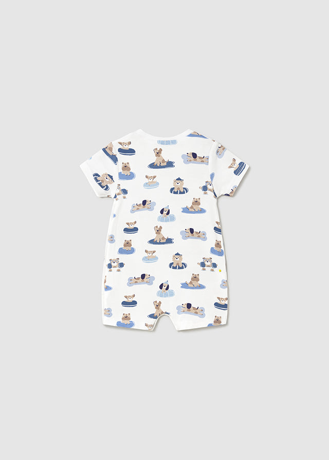 Mayoral Blue Dog Rompers