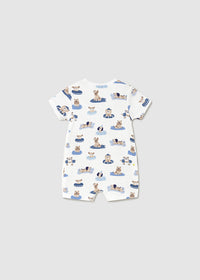 Mayoral Blue Dog Rompers