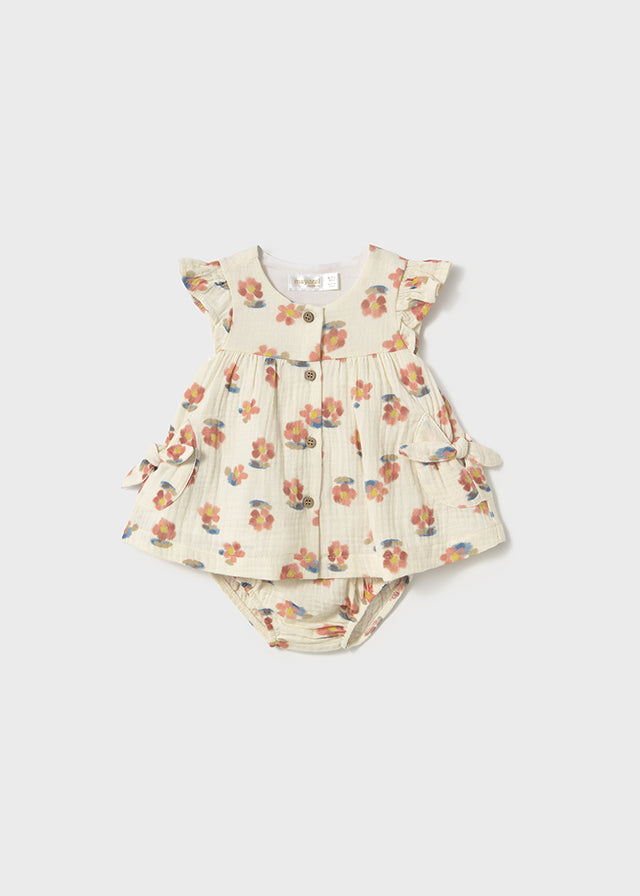Mayoral Orange Floral Dress