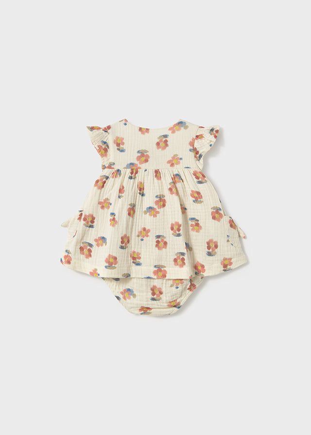 Mayoral Orange Floral Dress