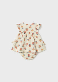 Mayoral Orange Floral Dress