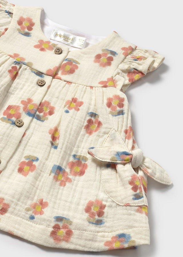 Mayoral Orange Floral Dress