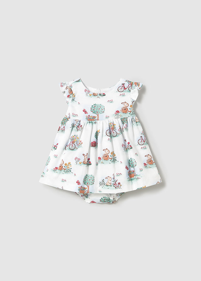Mayoral Bunny Print Dress