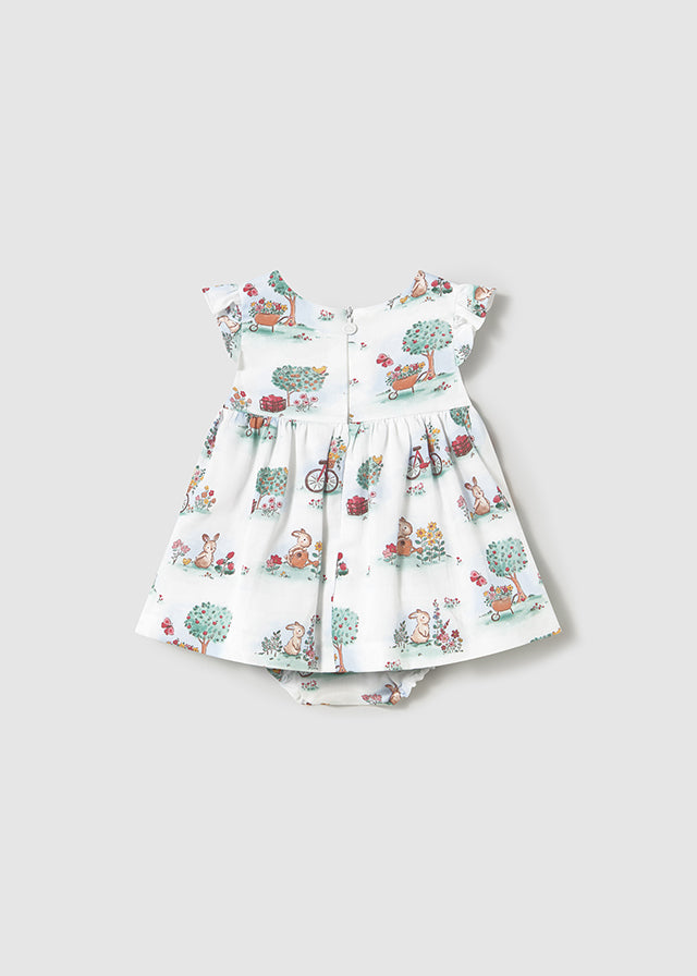 Mayoral Bunny Print Dress