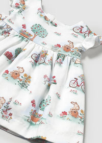 Mayoral Bunny Print Dress