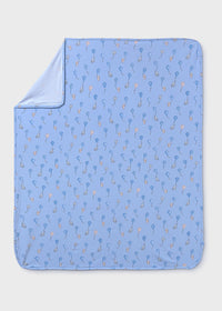 Mayoral Blue Elephant/Bear Baby Blanket