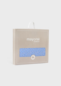 Mayoral Blue Elephant/Bear Baby Blanket