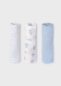 Mayoral Muslin Cloths Blue
