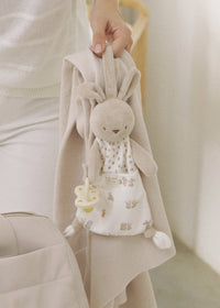 Mayoral Baby Bunny Comforter Beige