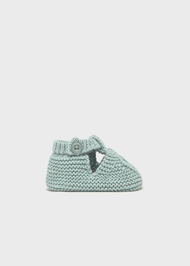 Mint Knit Booties