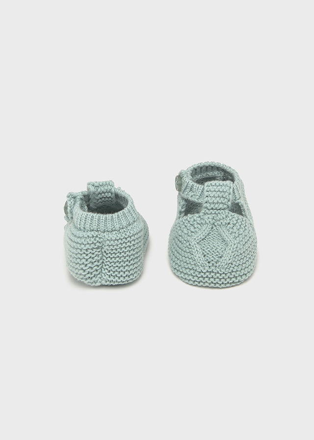 Mint Knit Booties