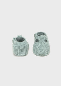 Mint Knit Booties