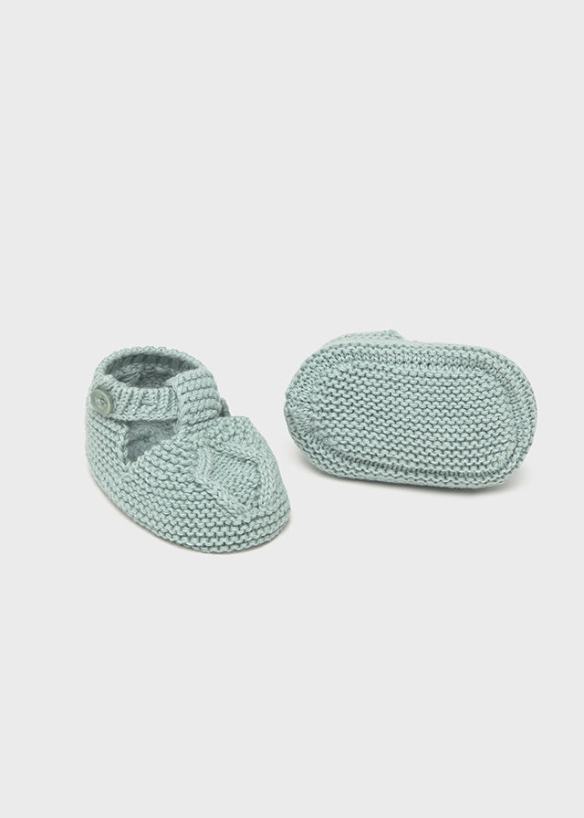 Mint Knit Booties