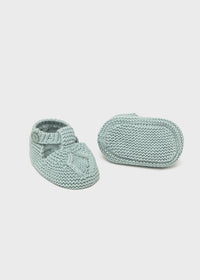 Mint Knit Booties