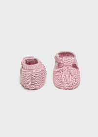 Pink Knit Booties