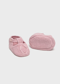 Pink Knit Booties