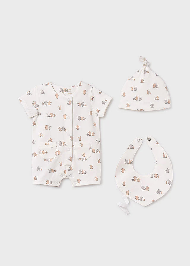 Mayoral Neutral Beige Four Piece Gift Set