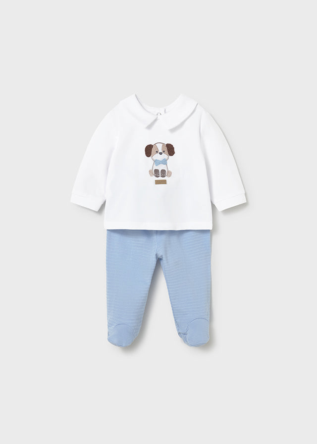 Mayoral Blue Dog Two Piece Set
