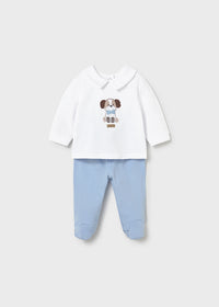 Mayoral Blue Dog Two Piece Set