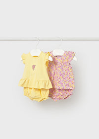 Mayoral Pink/Yellow Floral Outfit