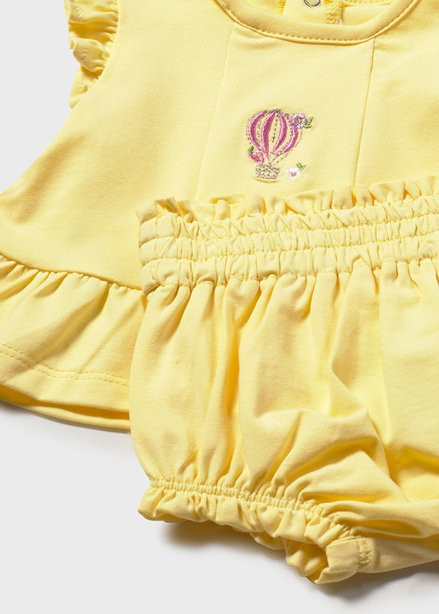 Mayoral Yellow Hot Air Balloon Outfit