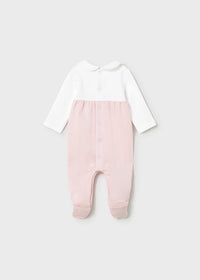 Mayoral  Dog Pink Cotton Sleepsuits