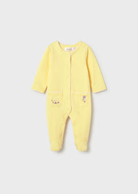 Mayoral Hot Air Balloon/yellow Cotton Sleepsuits