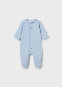Mayoral Blue Dog Cotton Sleepsuits
