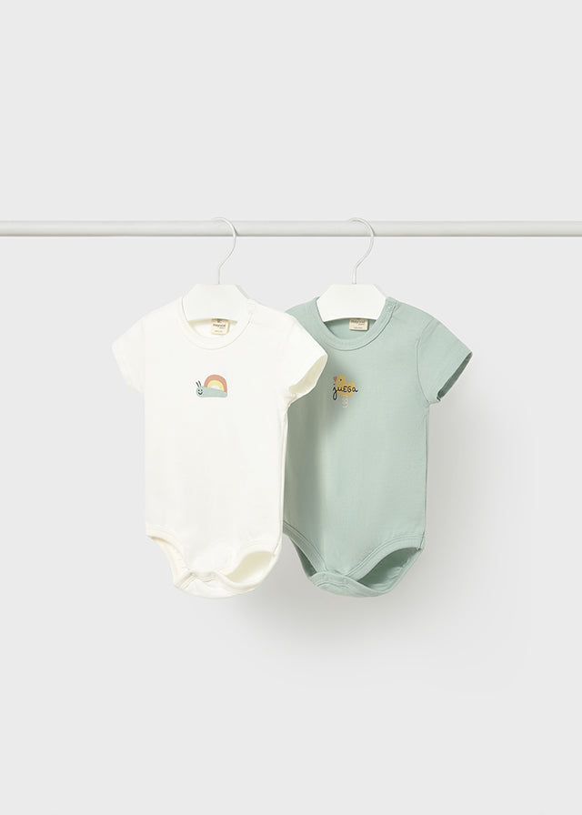 Mayoral Mint/Cream Bodysuit