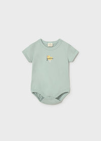 Mayoral Mint/Cream Bodysuit