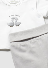 Mayoral White/Grey Swan Three Piece Tracksuit