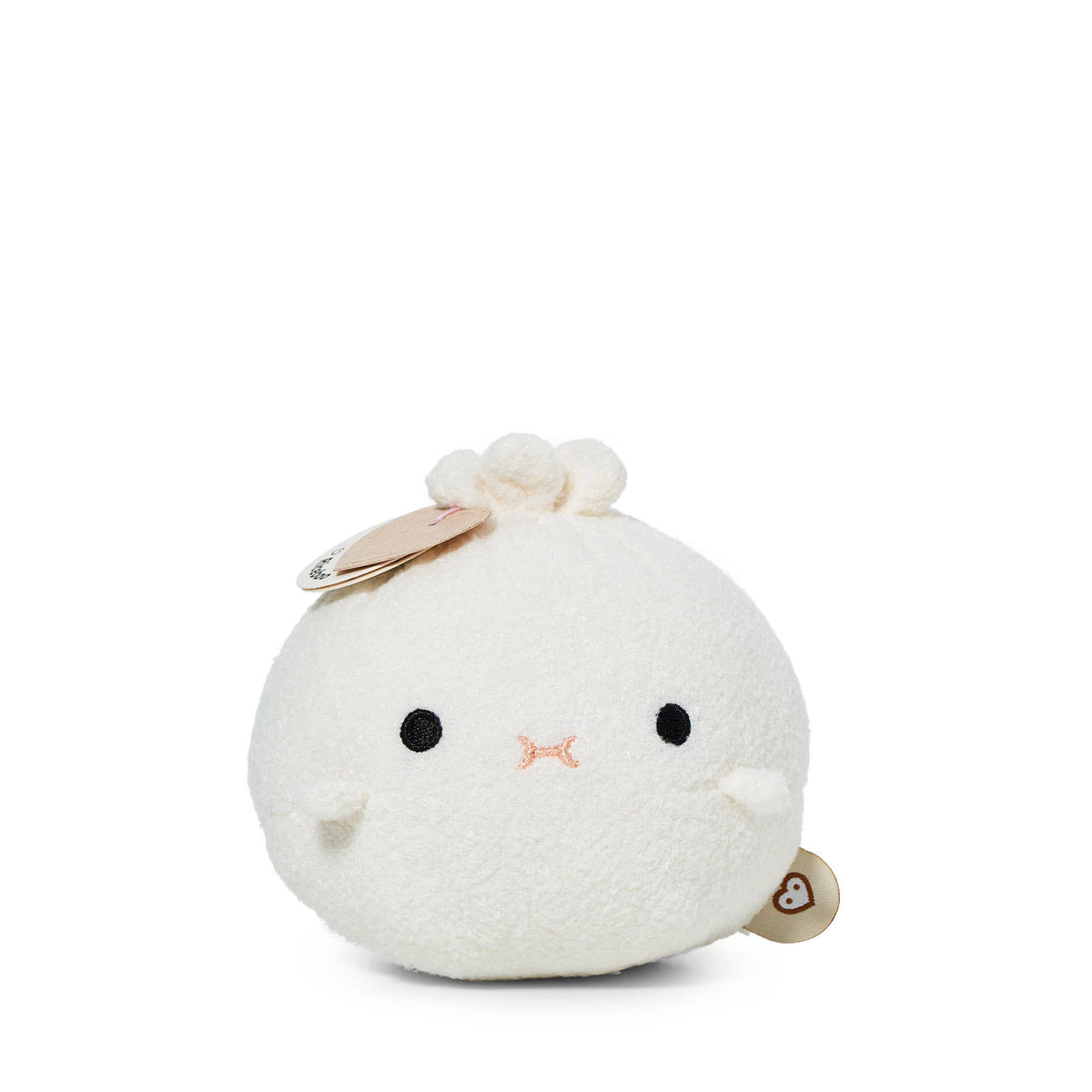 Mini Sitting Plush Toy - Ricebao - White Bao Bun