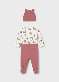 Mayoral Terracotta Bear Three Piece Set