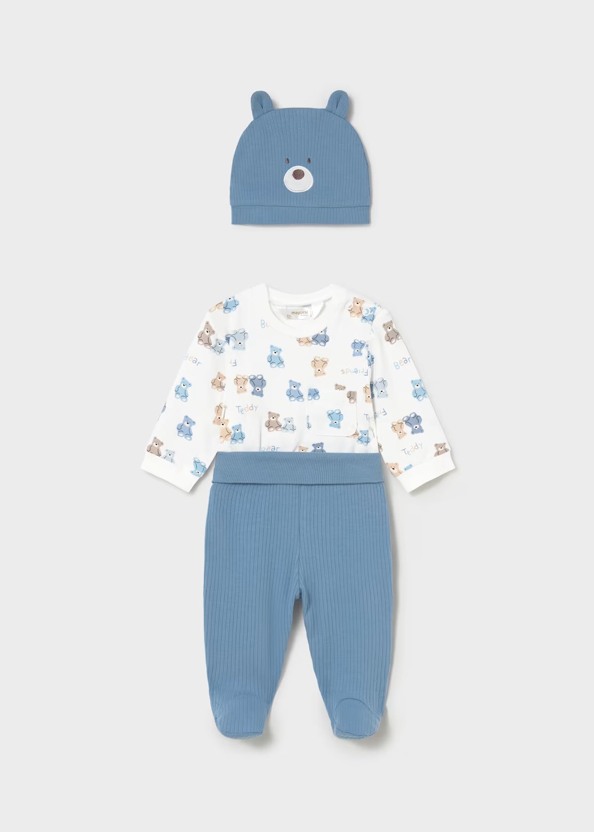 Mayoral Blue  Bear Three Piece Set