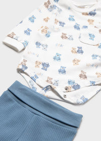 Mayoral Blue  Bear Three Piece Set