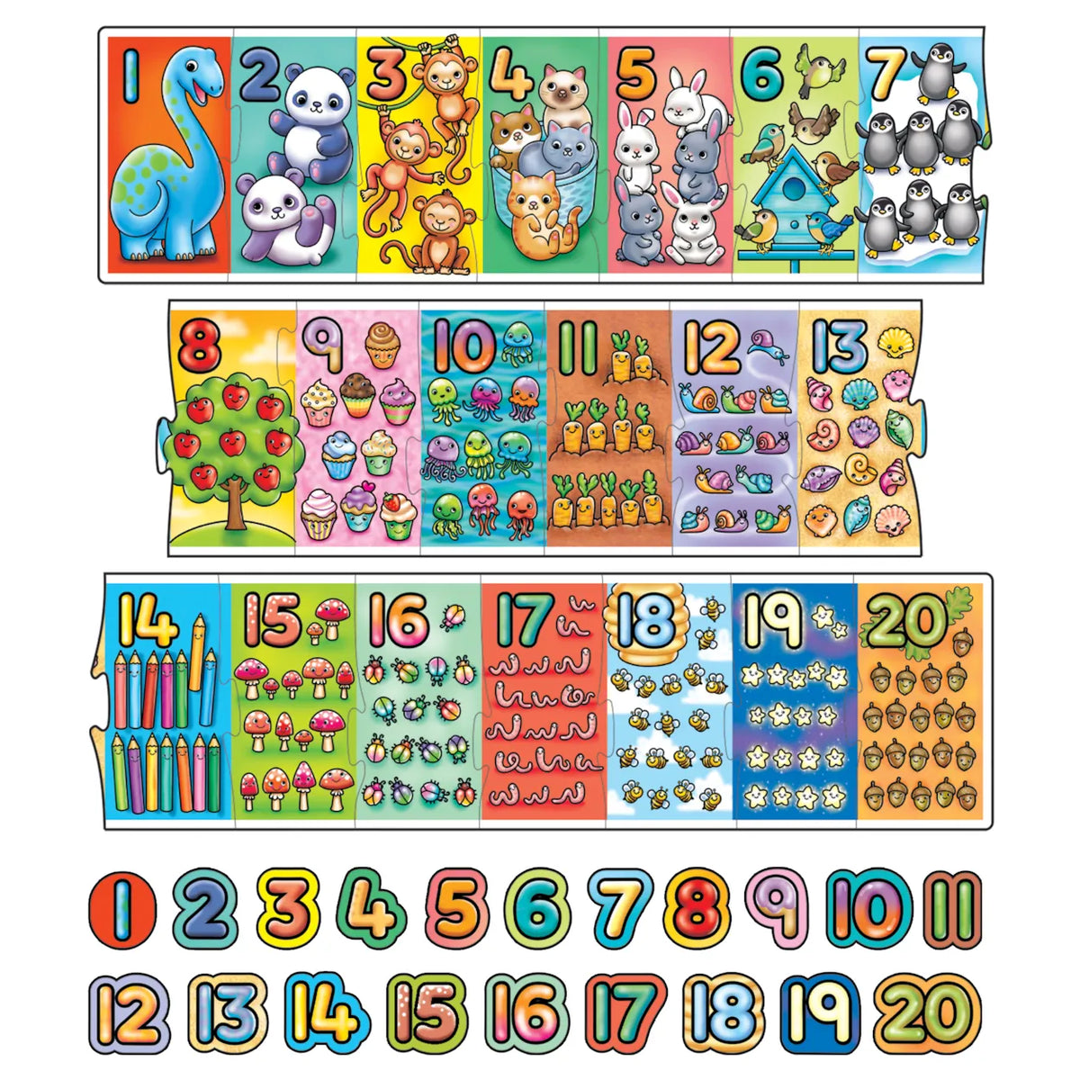 Giant Number Jigsaw