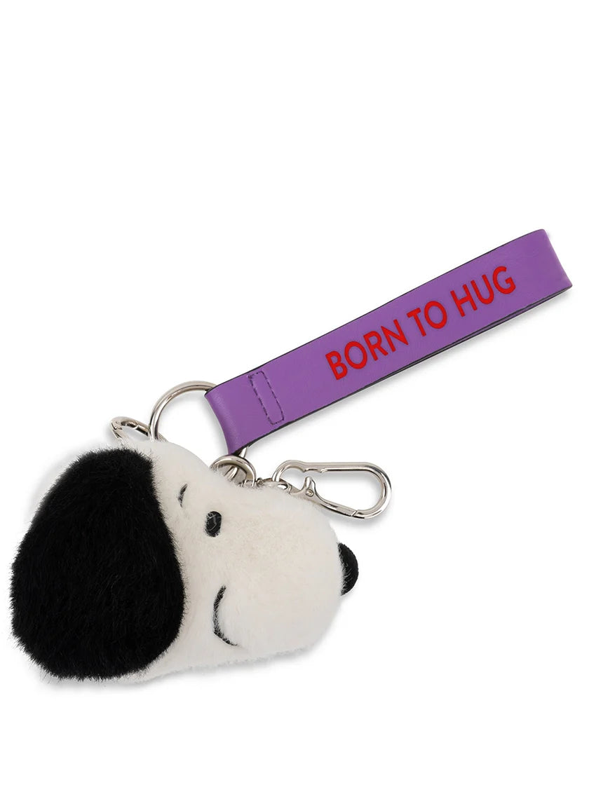 Snoopy Fuzzy Cream Bag Charm