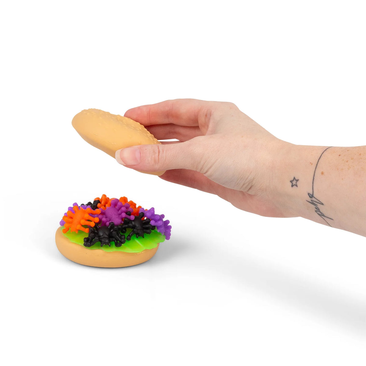 Scrunchems Spider Burger Squishy