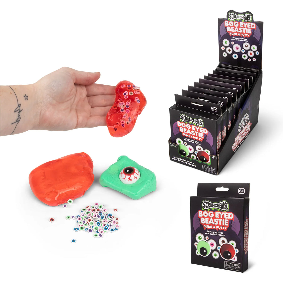 Scrunchems Bog Eyed Beastie Slime and Putty