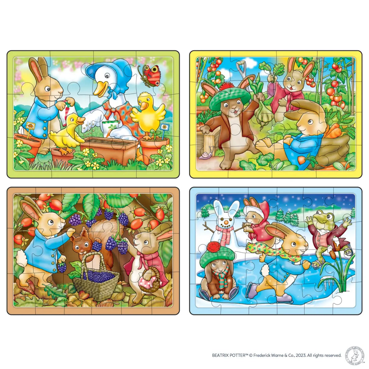 Peter Rabbit 4 in a box Puzzle