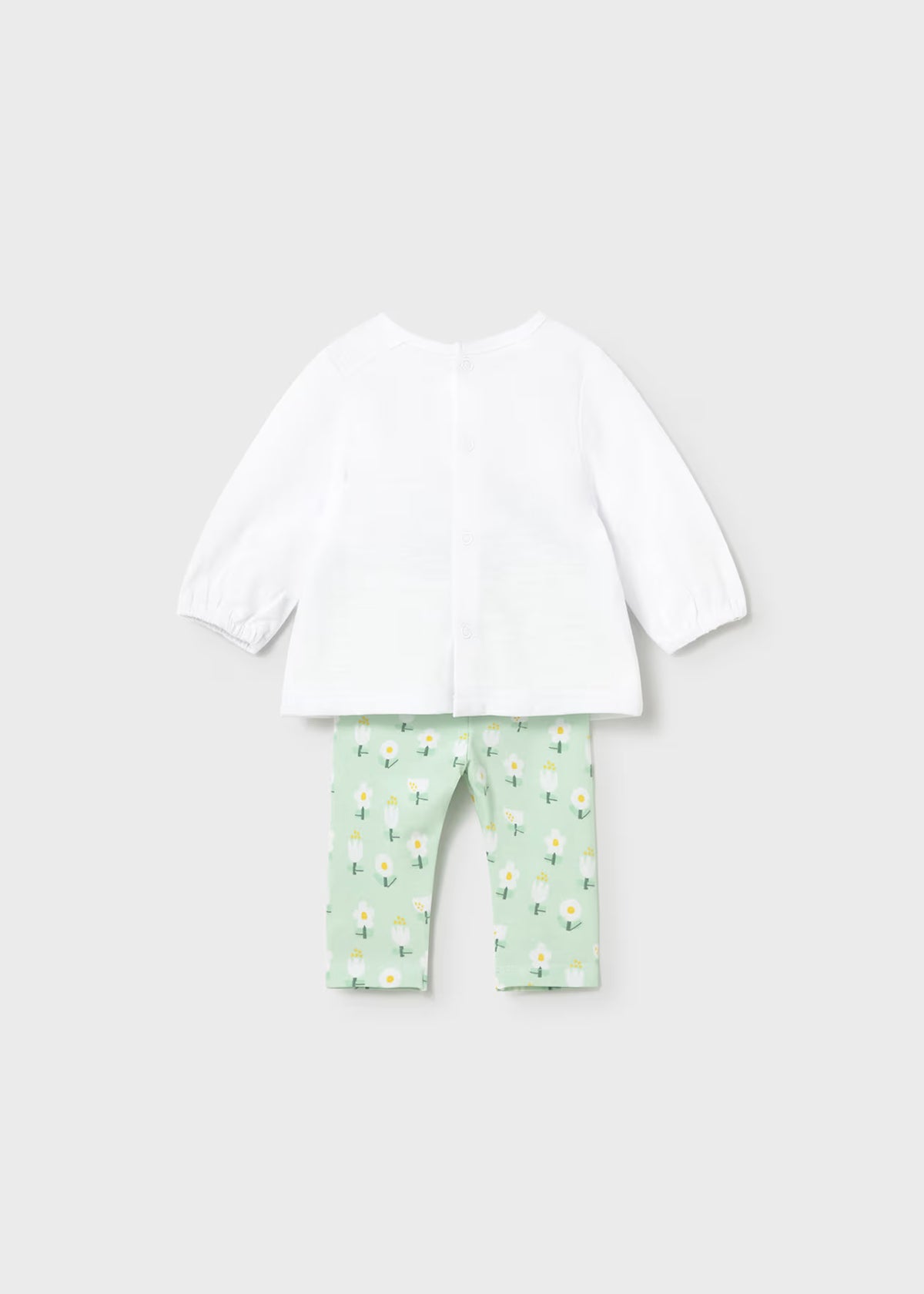 Mayoral Mint Floral Legging Sets