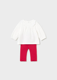 Mayoral Strawberry Red Legging Sets