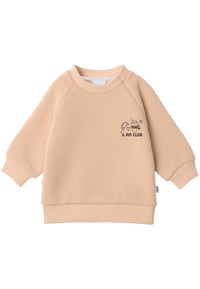 Cacao before the cold day sweatshirt beige