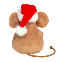 Christmas Mouse with Gingerbread Man 11 cm Plush Toy Stuffed Animal